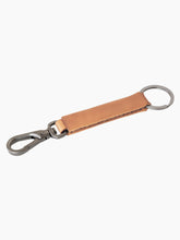 Load image into Gallery viewer, Loop Keychain with Snap Hook - Natural Shell Cordovan
