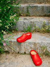 Load image into Gallery viewer, Italian Red Garden Clogs
