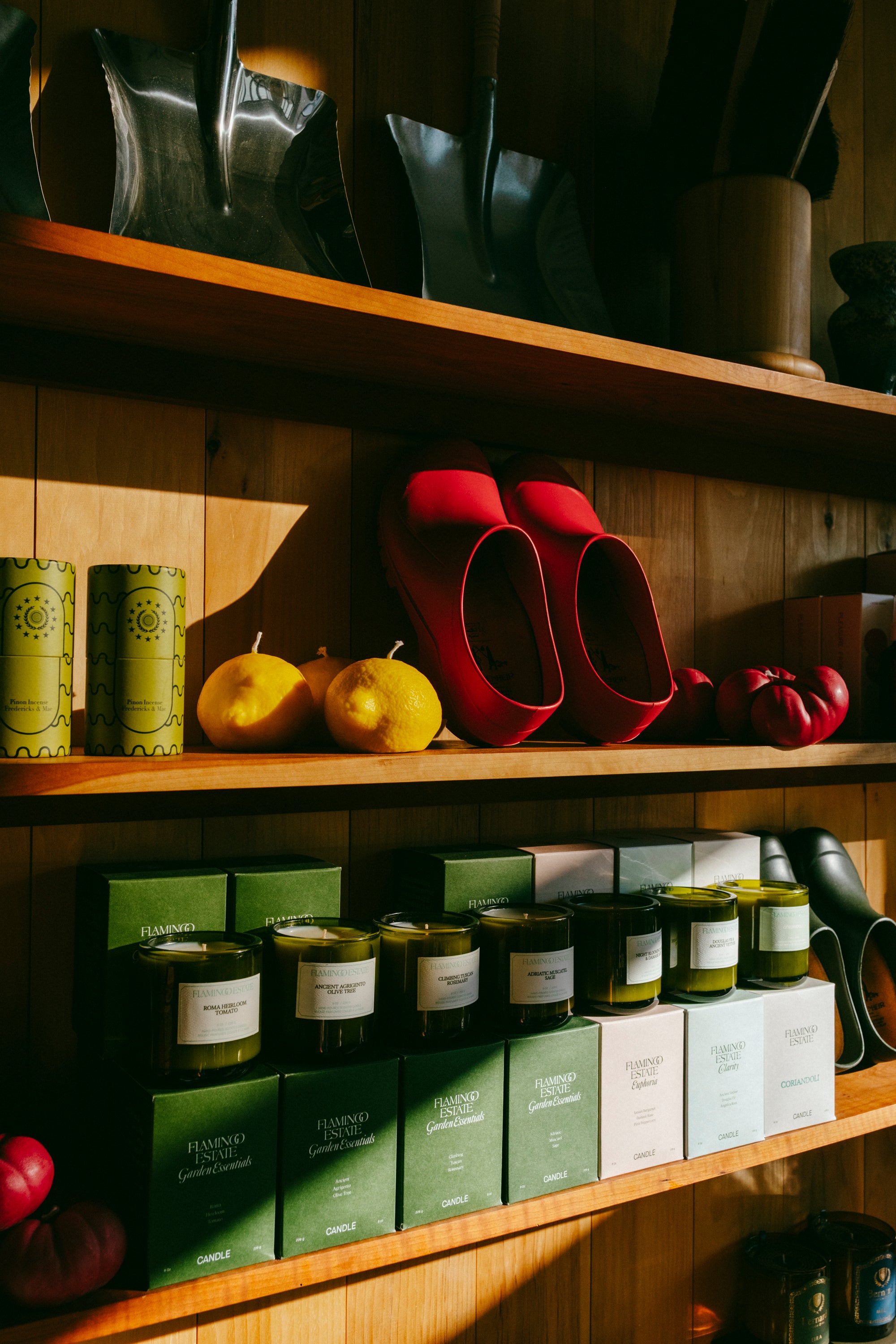 Italian Red Garden Clogs