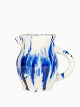 Load image into Gallery viewer, Small Pitcher, Blue Splatter
