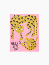 Load image into Gallery viewer, Hello Little One Leopard Baby Card
