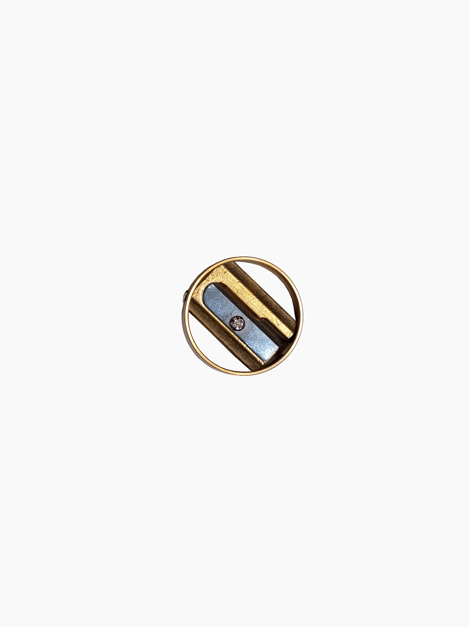 Round Brass Sharpener