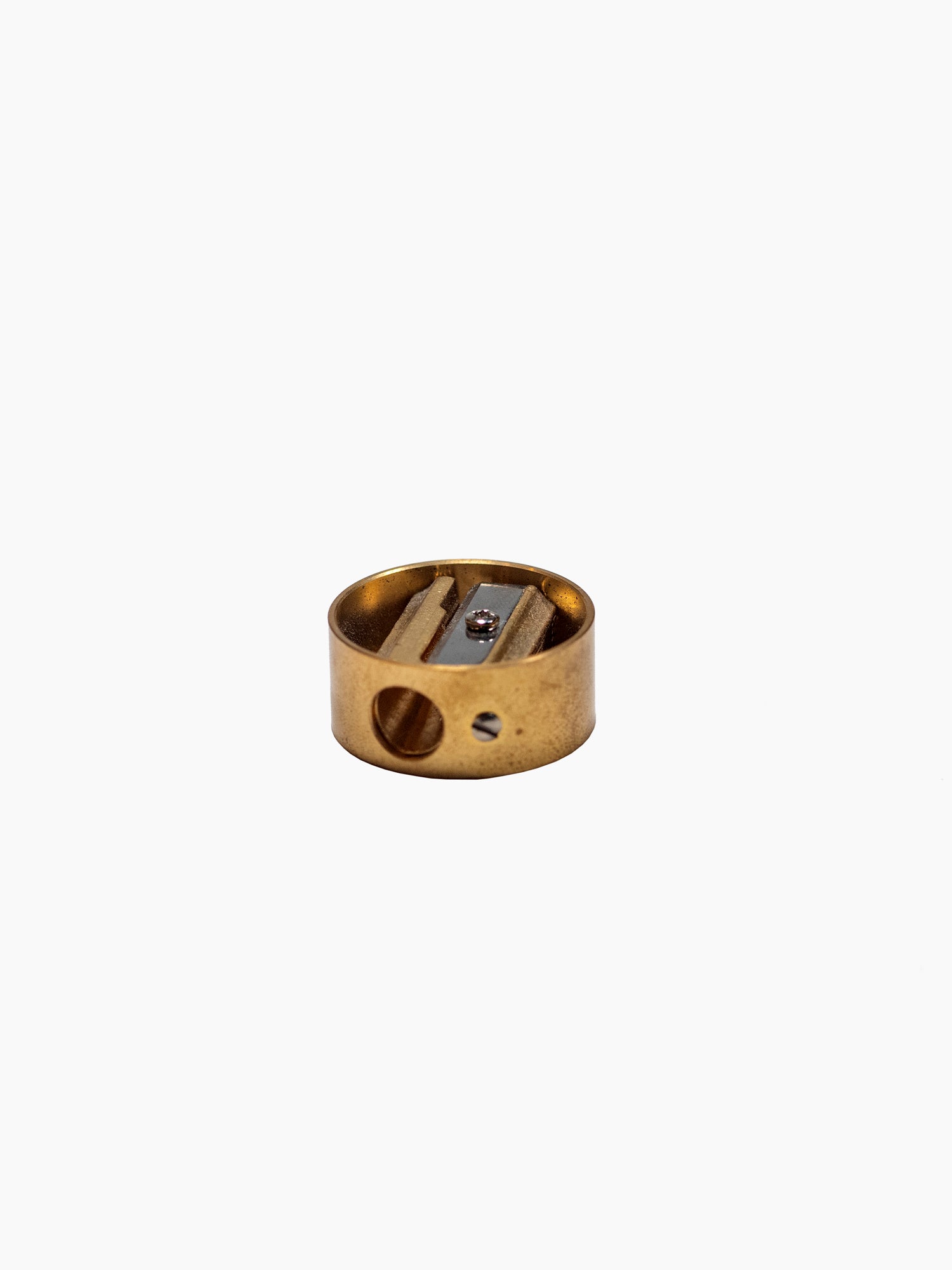 Round Brass Sharpener