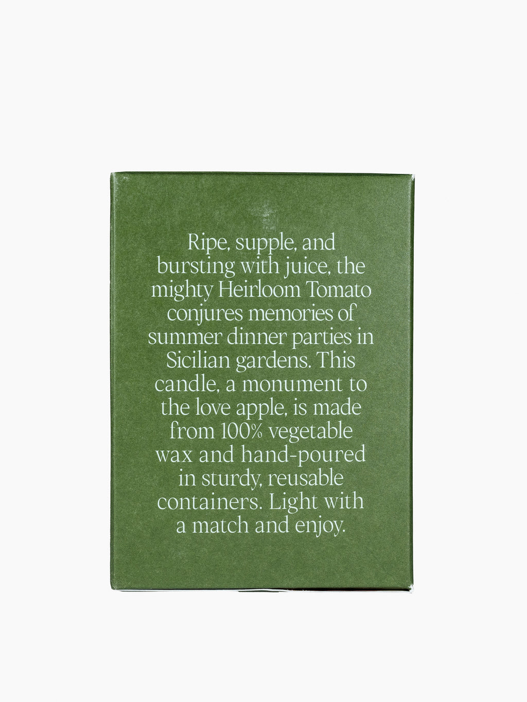 Roma Heirloom Tomato Candle
