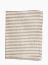 Load image into Gallery viewer, Full Size Linen Chambray Towel - White Stripe
