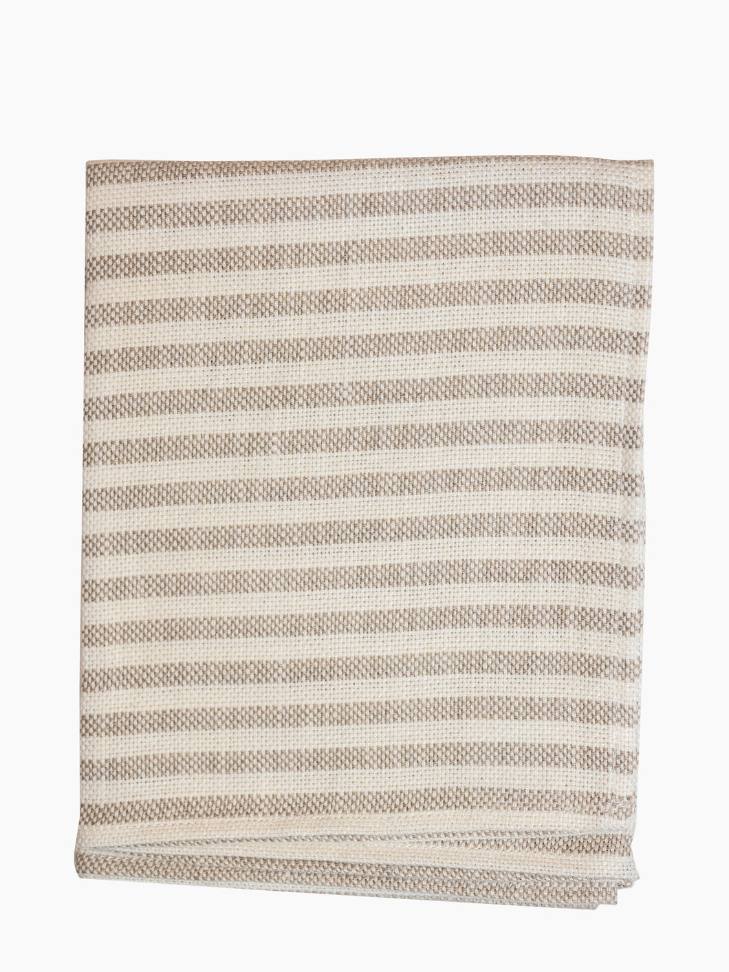Full Size Linen Chambray Towel - White Stripe