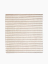 Load image into Gallery viewer, Linen Chambray Hand Towel - White Stripe
