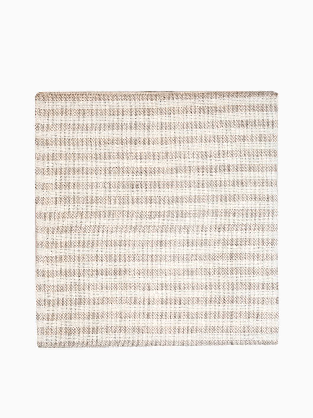 Linen Chambray Hand Towel - White Stripe