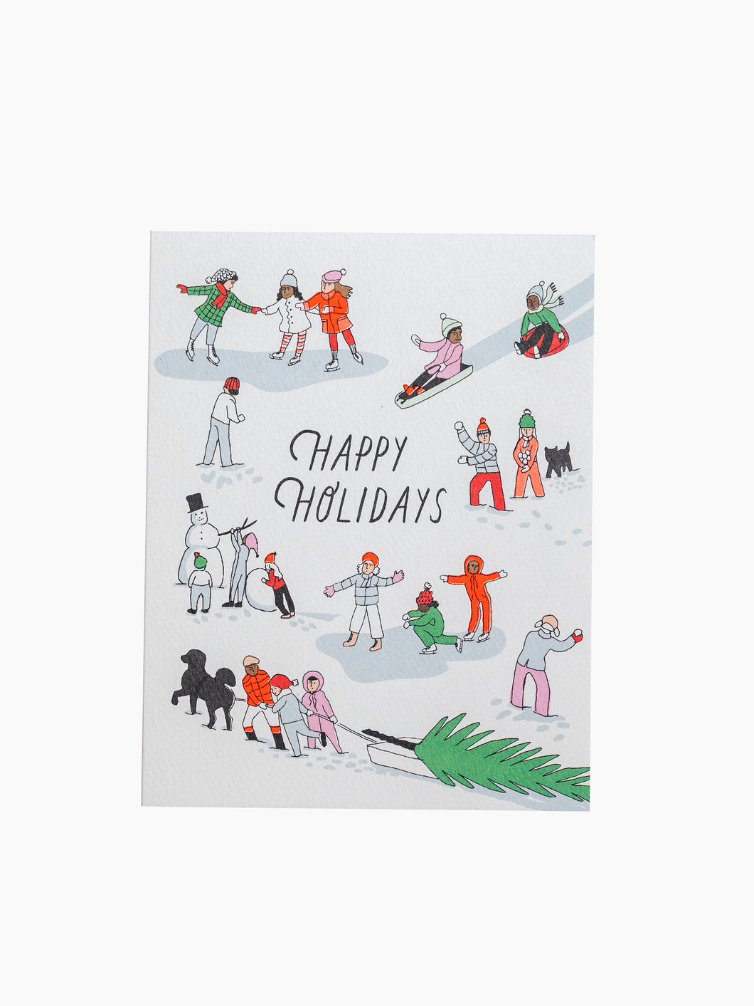 Snowy Holiday Card