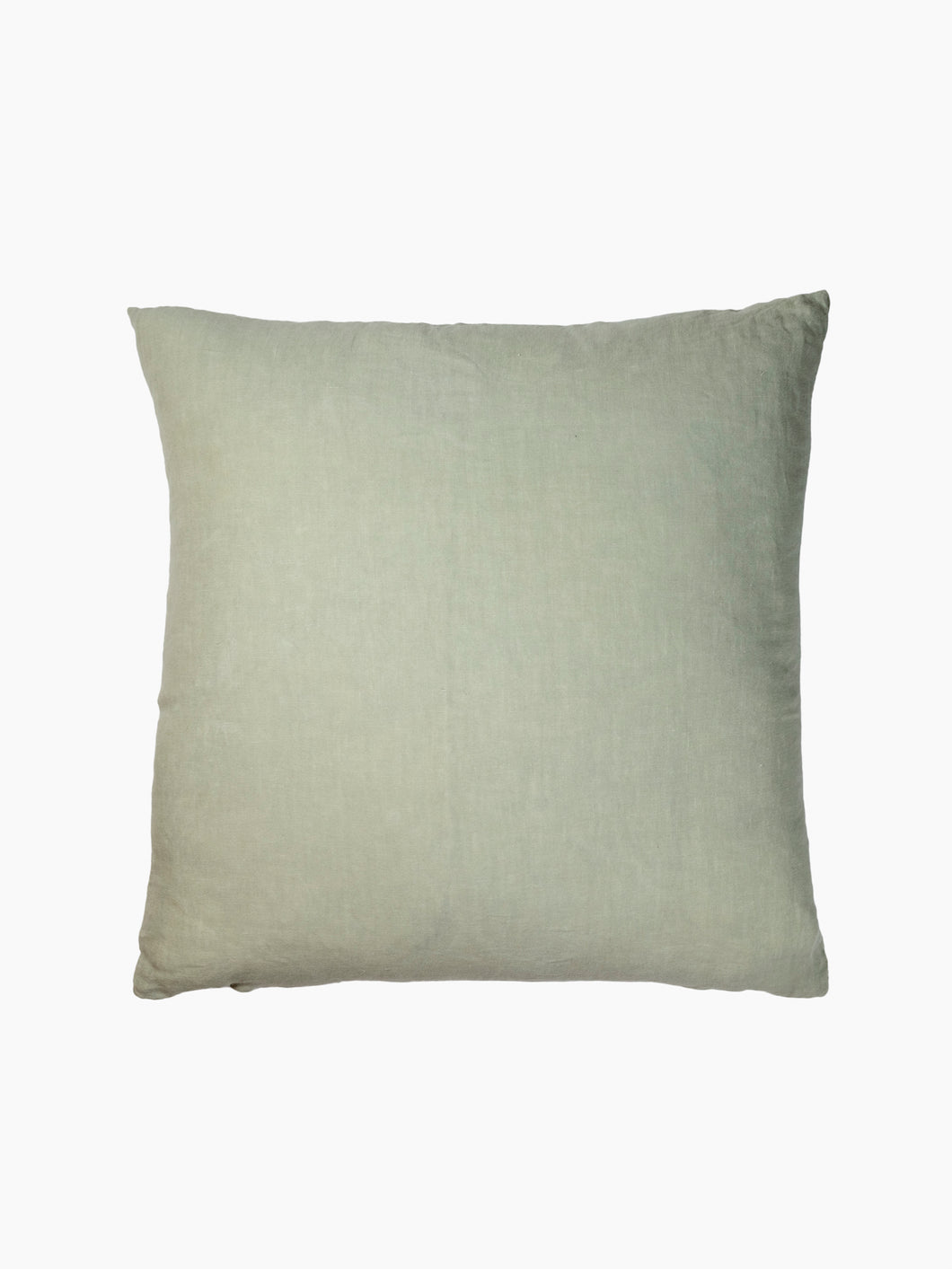 Sage Simple Linen Throw Pillows
