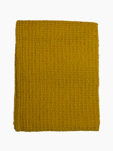 Load image into Gallery viewer, Mustard Waffle Bath Towel

