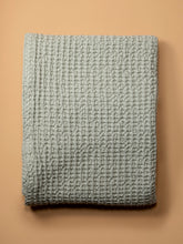 Load image into Gallery viewer, Sage Waffle Bath Towel
