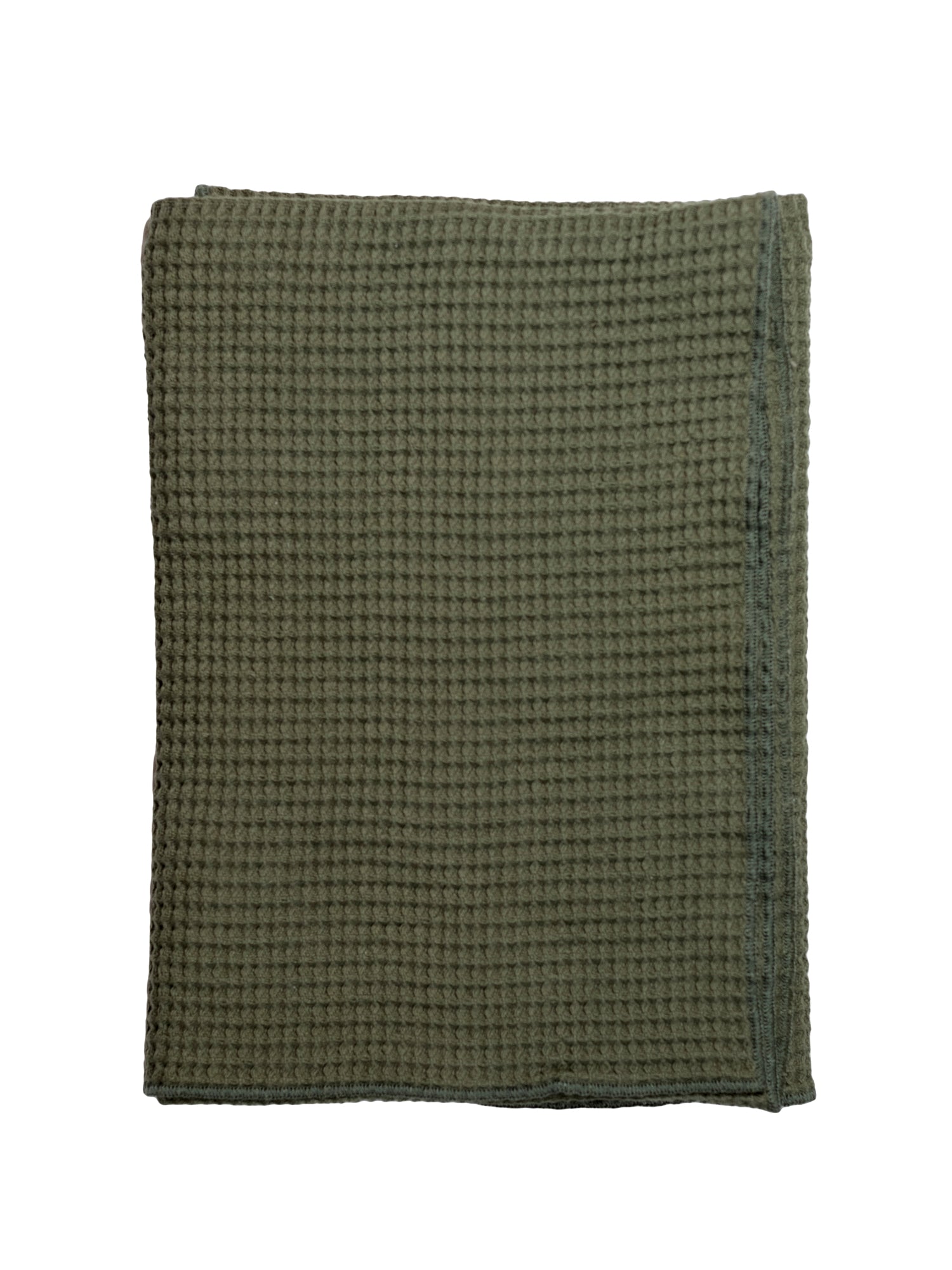 Waffle Dish Towel-Olive/Sage