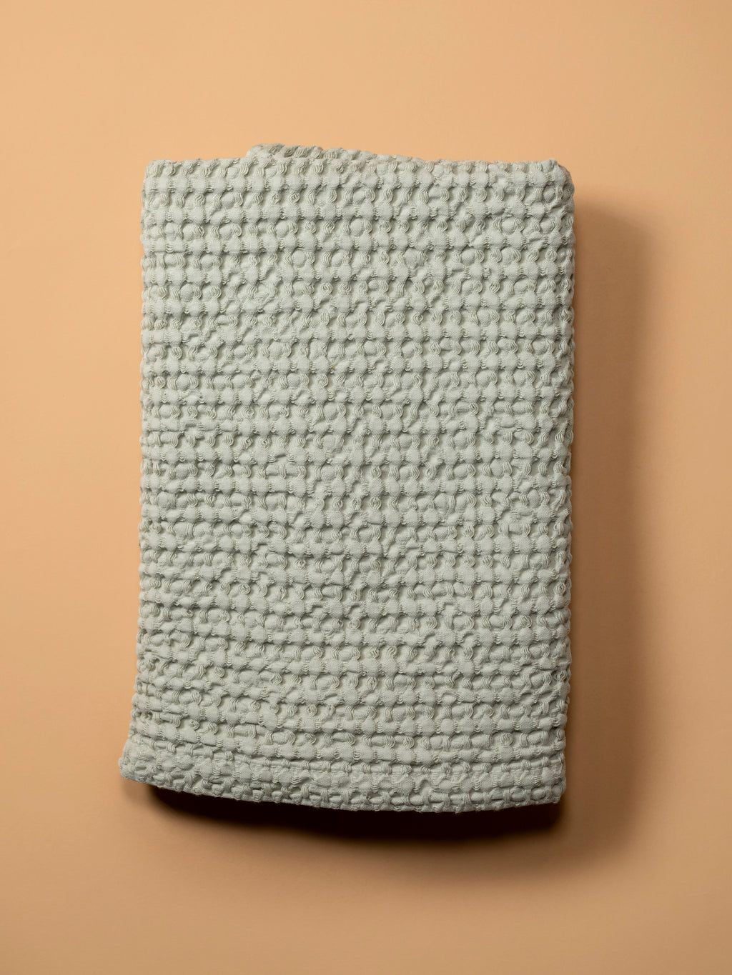 Sage Waffle Hand Towel