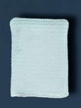 Load image into Gallery viewer, Sky Blue Waffle Hand Towel
