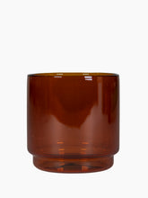 Load image into Gallery viewer, Decca Amber Set of 2 Stackable Glasses

