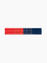 Load image into Gallery viewer, Kita-Boshi Set of 12 Vermillion &amp; Prussian Blue Pencils
