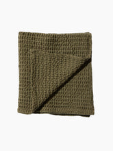 Load image into Gallery viewer, Olive Waffle Hand Towel
