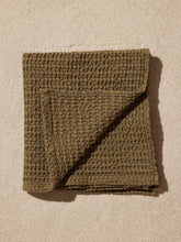 Load image into Gallery viewer, Olive Waffle Hand Towel
