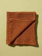 Terracotta Waffle Hand Towel