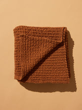 Load image into Gallery viewer, Terracotta Waffle Bath Towel
