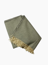 Load image into Gallery viewer, Patterned Throw - Navy/Pearl Stripe
