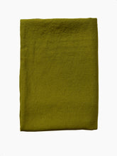 Load image into Gallery viewer, Moss Green Linen Tablecloth
