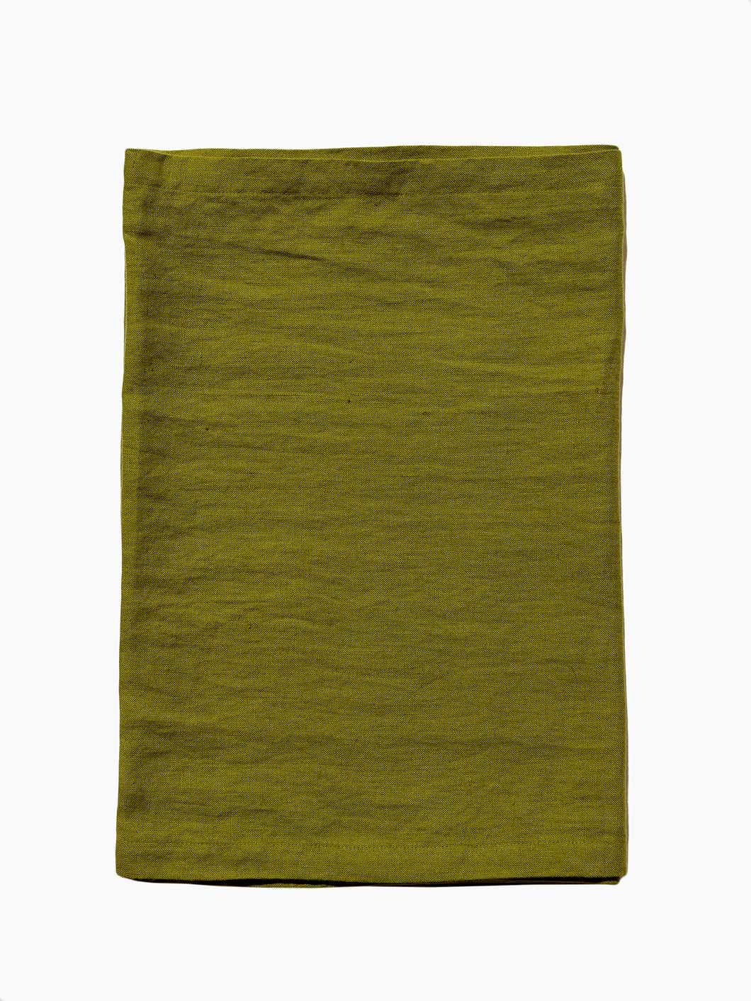Moss Green Linen Table Runner
