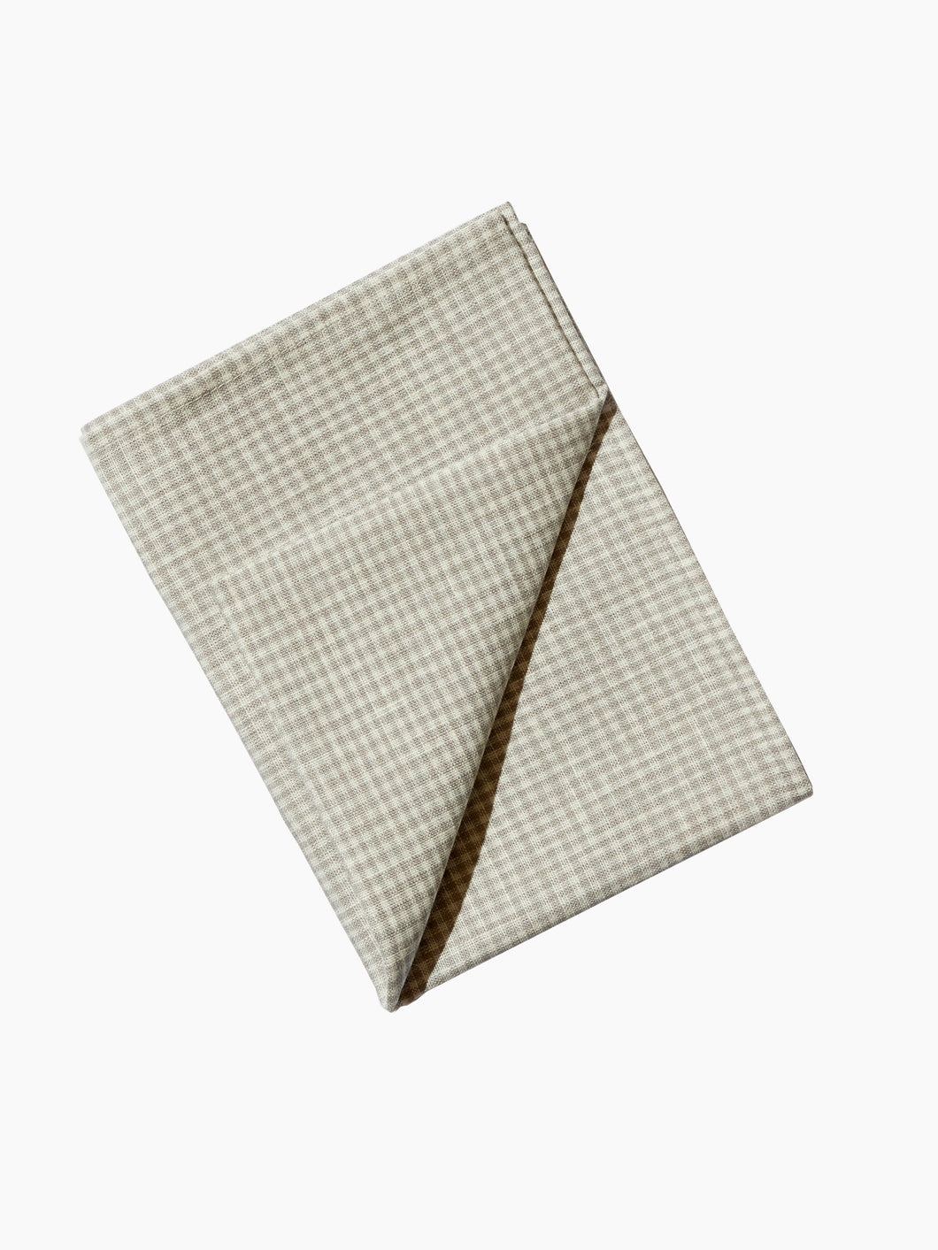 Linen Kitchen Cloth - Light Gray Gingham