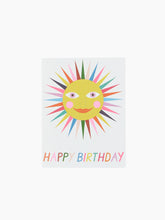 Load image into Gallery viewer, Happy Birthday Rainbow Sun Note Card
