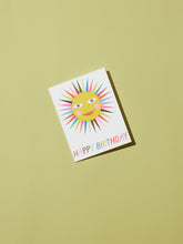 Load image into Gallery viewer, Happy Birthday Rainbow Sun Note Card
