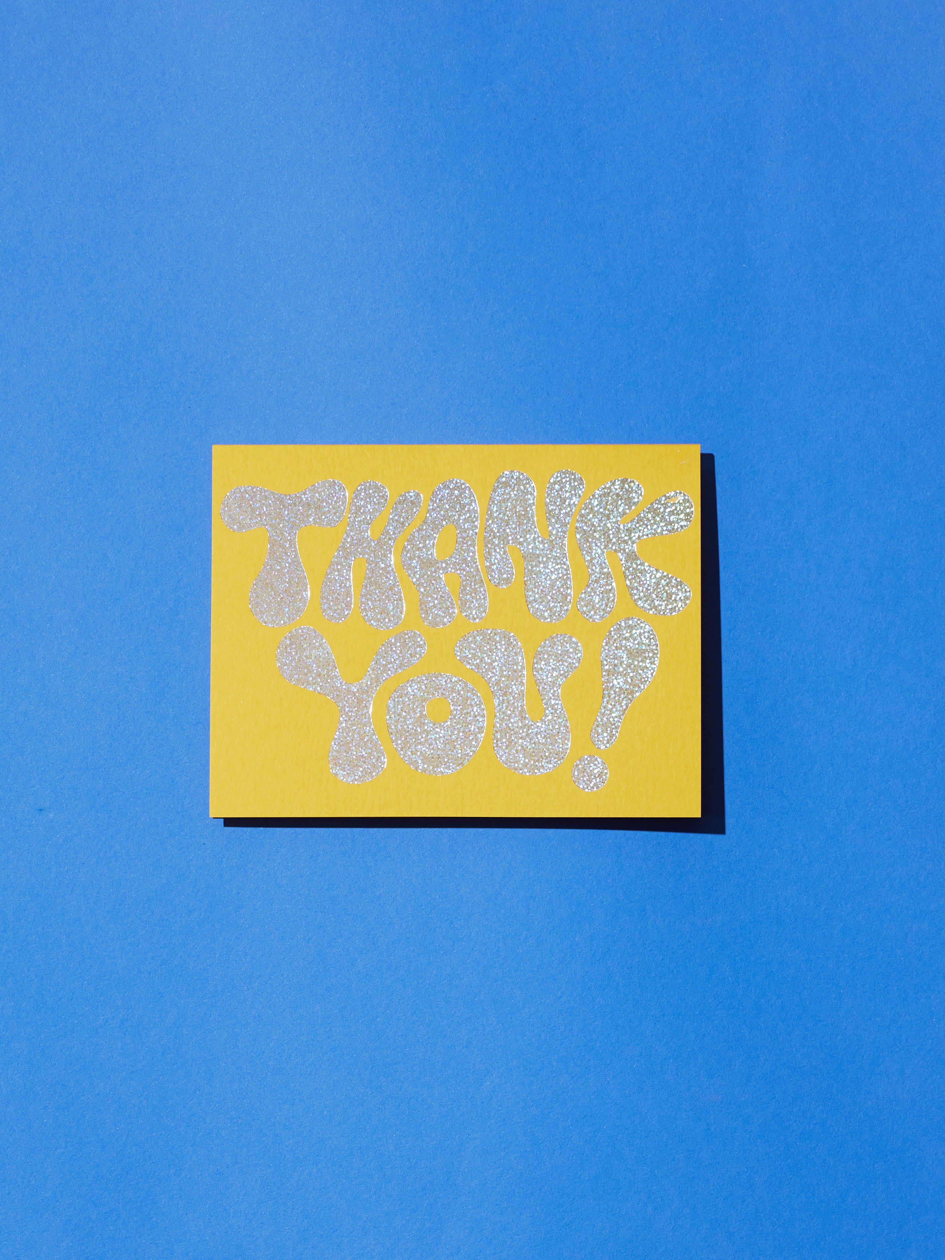 Hologram Foil Thank You Card