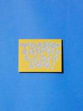 Load image into Gallery viewer, Glitter Hologram Foil Thank You Card
