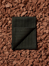 Load image into Gallery viewer, Linen Kitchen Cloth - Black &amp; Grey Check
