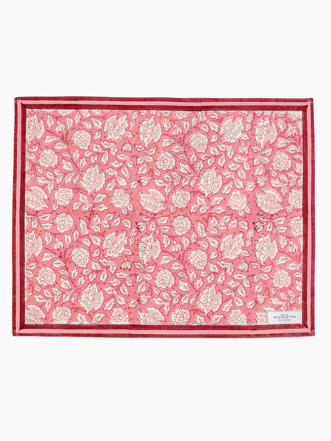 Pink Floral Placemat