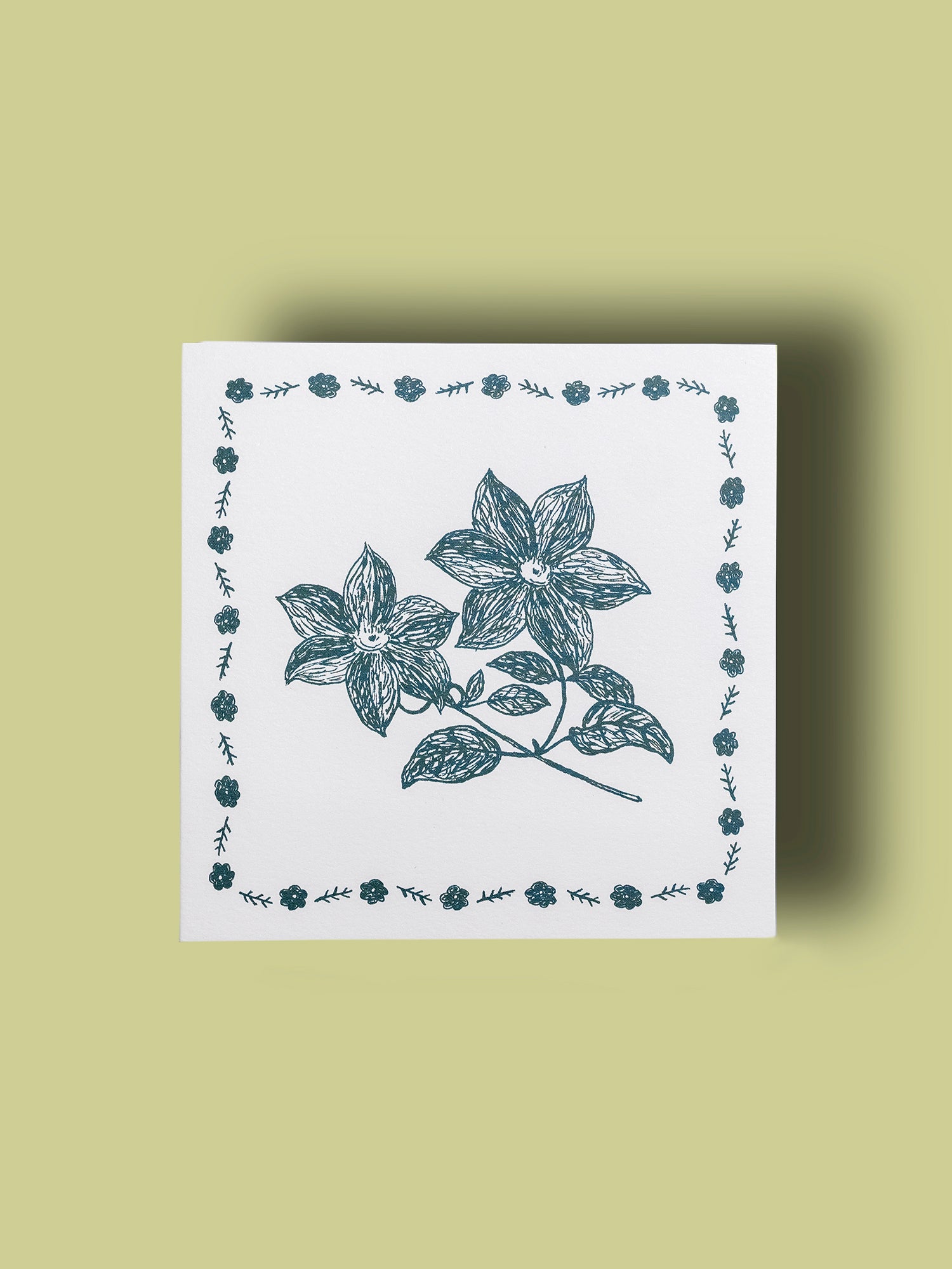 Rebekah Miles Vine Flower Card