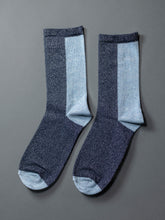Load image into Gallery viewer, Two-Tone Sapphire Socks
