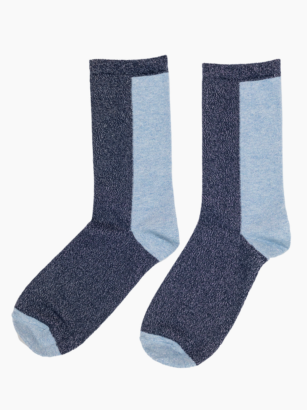 Two-Tone Sapphire Socks
