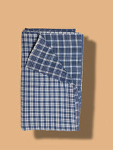Load image into Gallery viewer, Blue Patchwork Tablecloth
