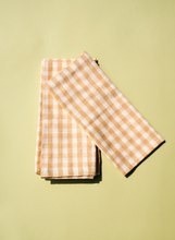 Load image into Gallery viewer, Wheat Gingham Napkins
