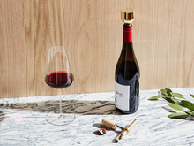 Load image into Gallery viewer, Brass Dome Wine Stopper
