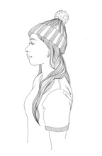 Load image into Gallery viewer, Navy Pom Pom Beanie

