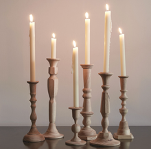 Load image into Gallery viewer, Wooden Candlestick No2
