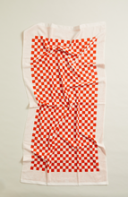 Load image into Gallery viewer, Roman Organic Cotton Pool Towel, Paloma Sun &amp; Ecru
