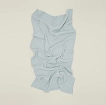 Load image into Gallery viewer, Sky Blue Waffle Bath Towel
