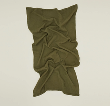 Load image into Gallery viewer, Olive Waffle Bath Towel
