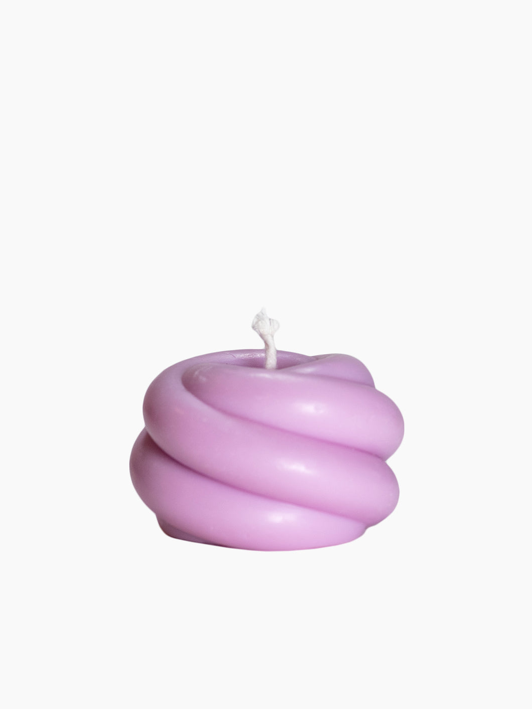 Swirl Violet Candle