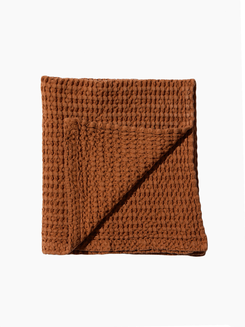 Terracotta Waffle Hand Towel