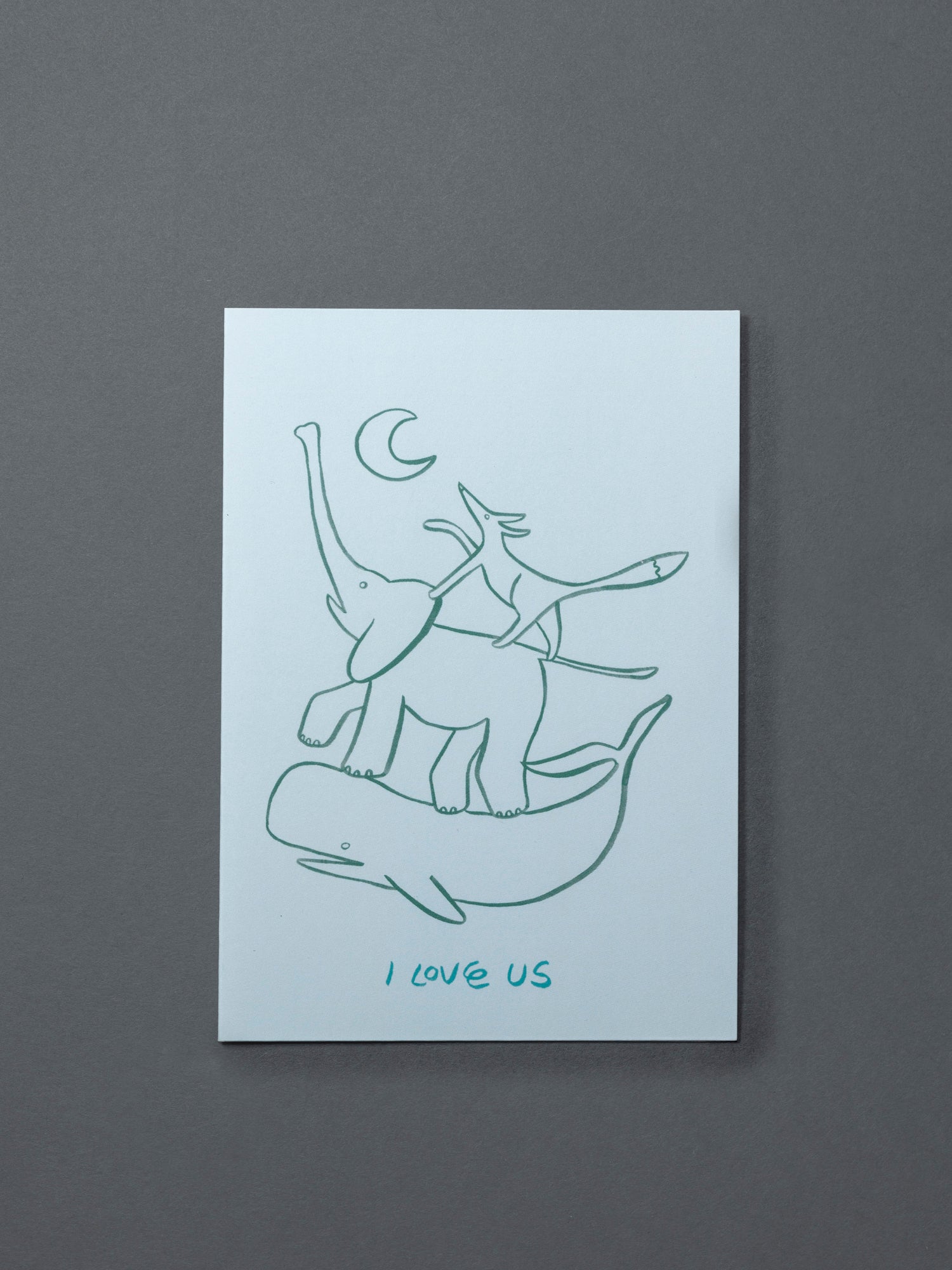 I Love Us Card
