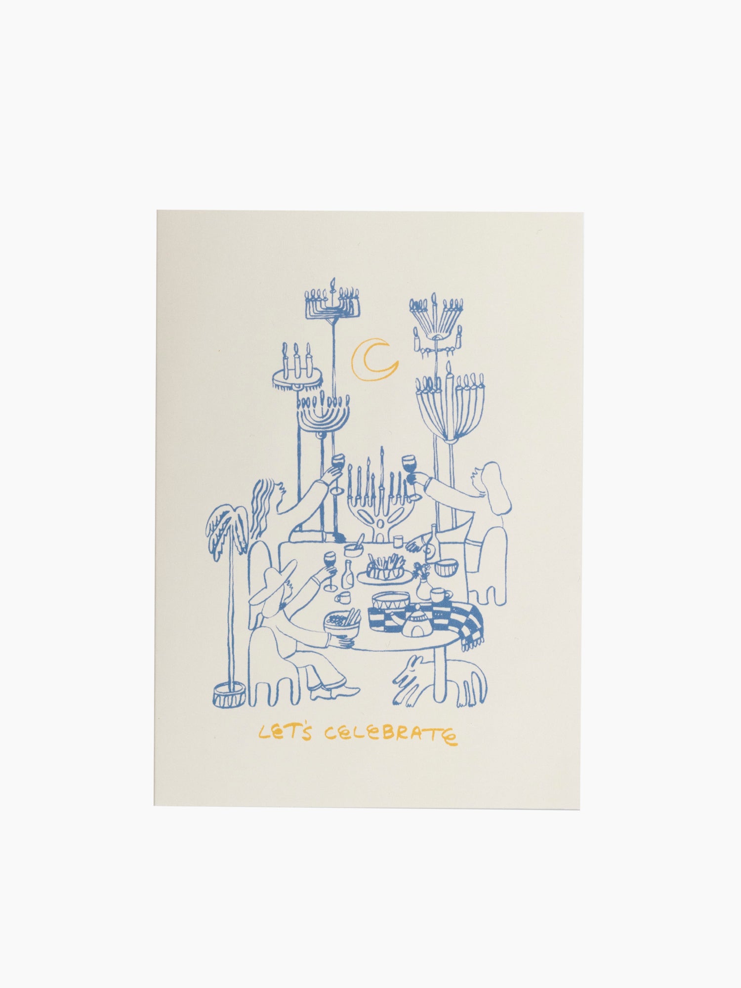 Let’s Celebrate Menorah Card